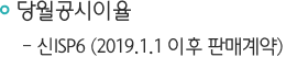 당월공시이율-신ISP6(2019.1.1 이후 판매계약)
