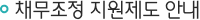 채무조정 지원제도 안내