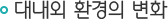 대내외 환경의 변화